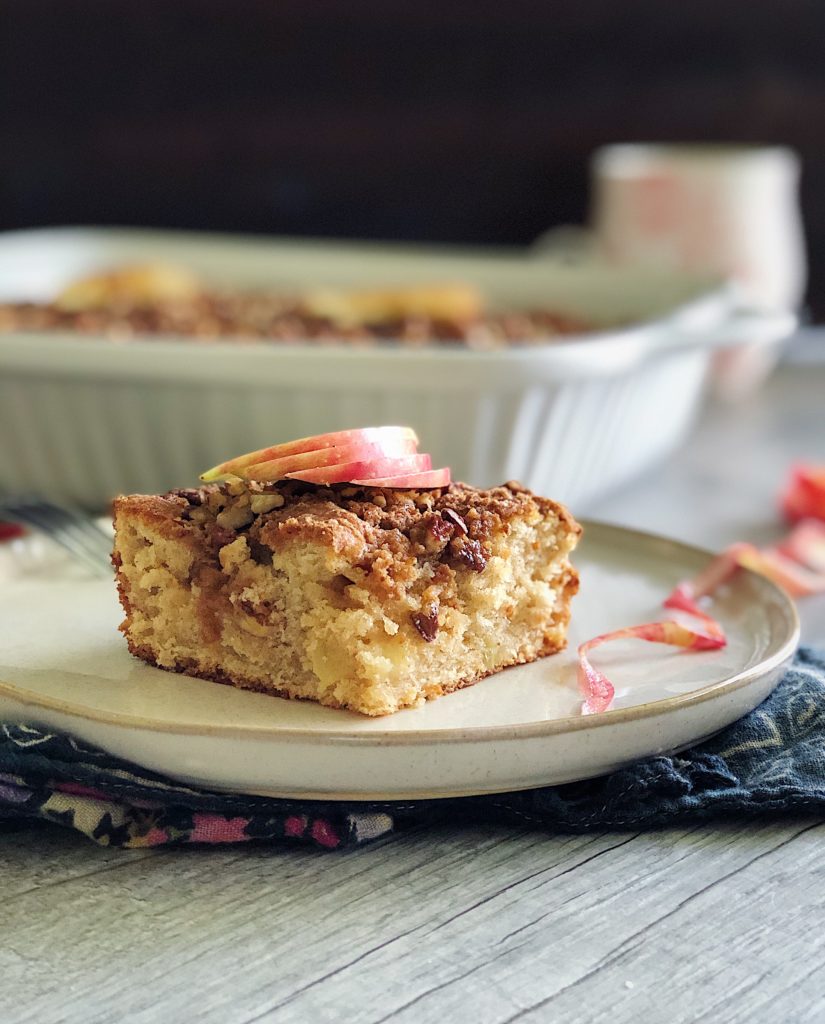 Cinnamon Apple Coffee Cake with Espresso Glaze via Seasonally Jane, at-home cooking inspired by the seasons.